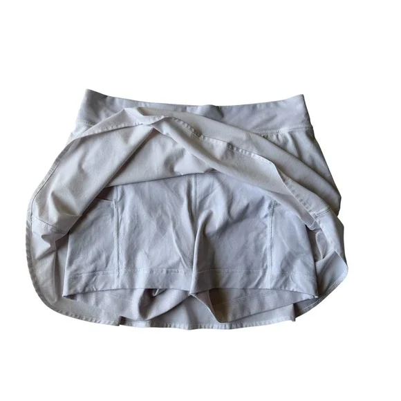 Lululemon Women's Lightweight High-Rise Tennis Skirt Skort White Size 8 - Picture 6 of 13